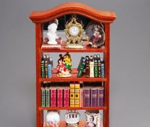 Re17153 - Decorated bookcase furniture