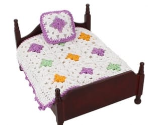 Sb1006 - Couvre lit au crochet