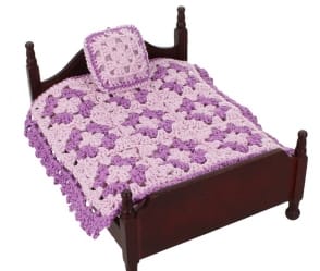 Sb1003 - Couvre lit au crochet