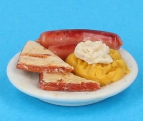 Tc2236 - Plato con sándwich y salchichas