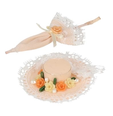 Tc2414 - Chapeau et parapluie