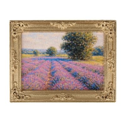 Tc0425 - Quadro campo di lavanda