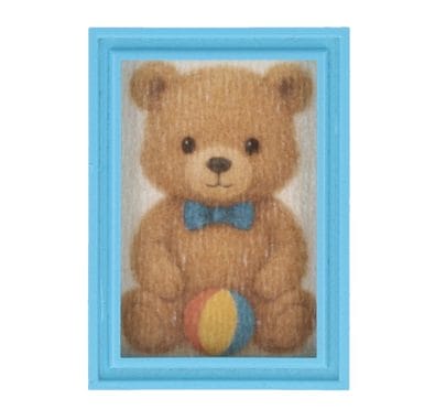 Tc0520 - Kindliches Himmelblau-Gemälde