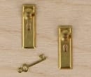  Deux serrures dorées 