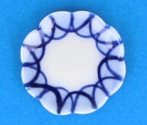 Cw1318 - Plato decorado azul