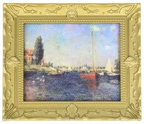 Tc0779 - Cuadro barcos Monet