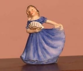 Tc1914 - Figura decorativa mujer