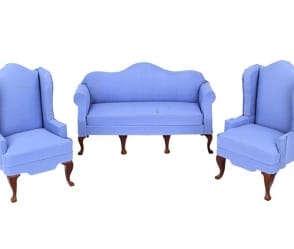 Cj0064 - Conjunto sofá azul