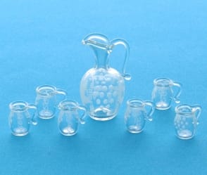 Tc0428 - Juego de jarra y vasos