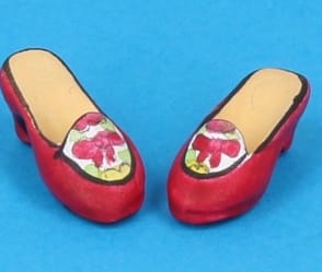 Tc0716 - Zapatos de tacón rojo