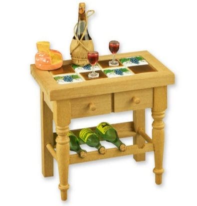 Re17641 - Table with wine