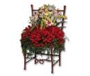 Ch36161 - Chaise avec des fleurs 