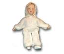 Tc0068 - Bebé vestido blanco