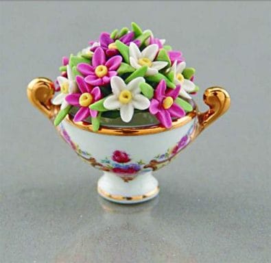 Re14338 - Vase avec des fleurs colorées