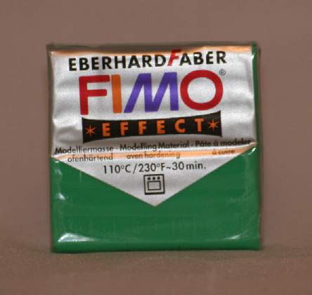 Fm0504 - Green transparent Fimo Effect