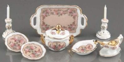 Re13848 - Tureen Roses Decoration