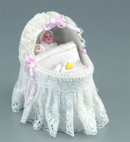 Re17765 - Baby crib with baby