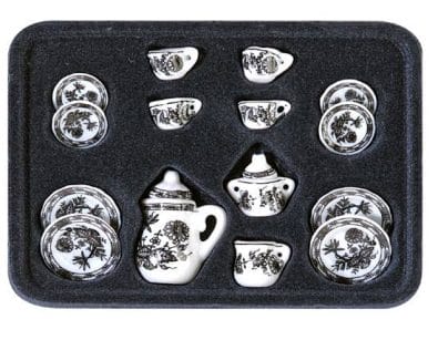 Al12687 - Vaisselle de décoration noire 