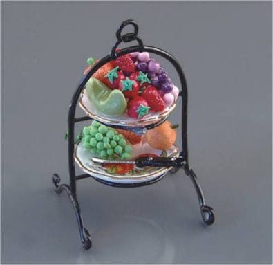 Re14968 - Doppelstöckige Obstschale