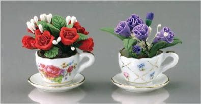 Re14388 - Cups with flowers