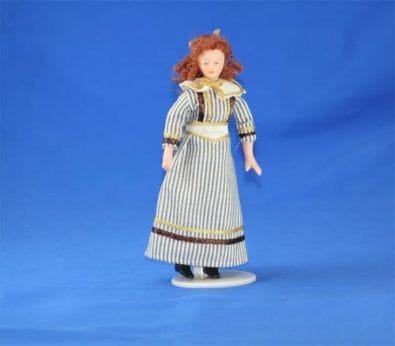 Sl1100 - Woman with blue stripped dress