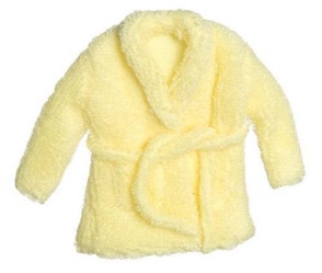 Tc0410 - Peignoir jaune