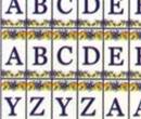 Wm34897 - Letras cerámicas