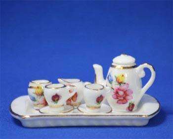 Dh2011 - Coffee set with flowers