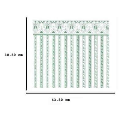 Jh03 - Green Stripes Paper