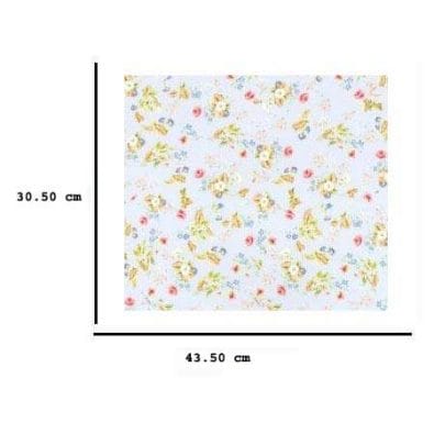 Jh74 - Celeste Paper with Flowers
