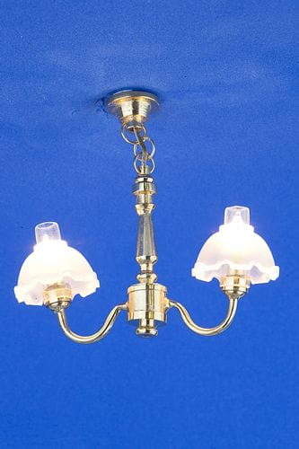 Lp0175 - Lampada due paralumi