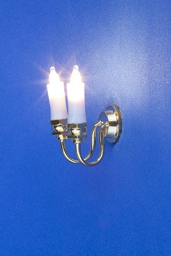 Lp0045 - Lámpara de pared dos velas
