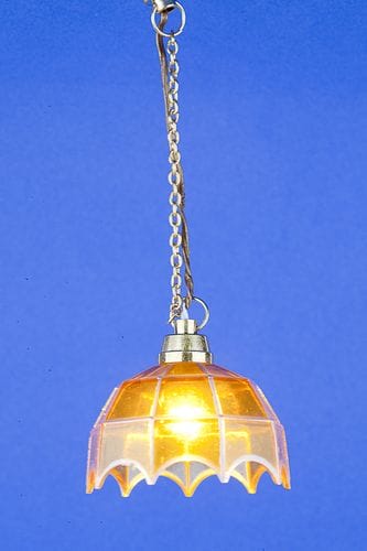 Sl3282 - Lampada tiffany arancione