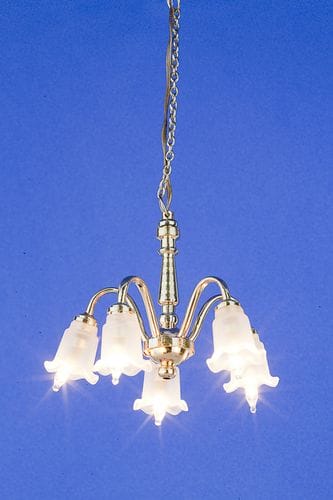 Lp0058 - Lampe 5 tulipes 