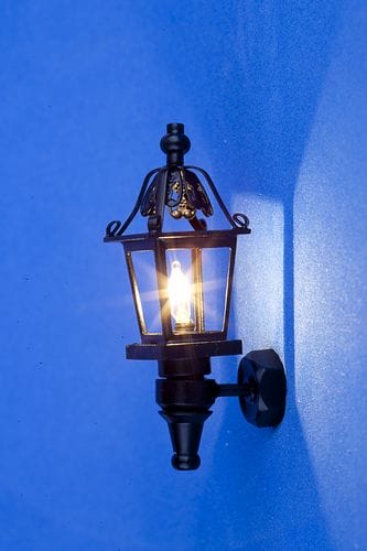 Lp0151 - Lámpara negra de pared