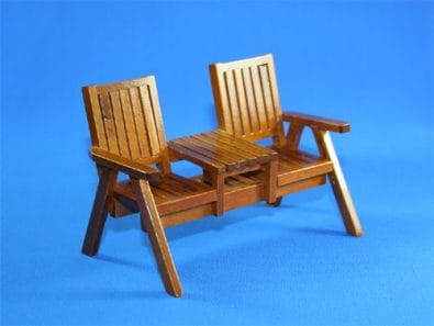 Mb0322 - Double chaises de jardin