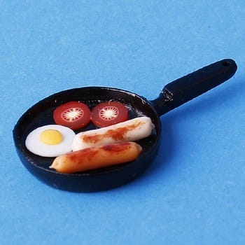 Sm4308 - Sartén con huevo y salchichas