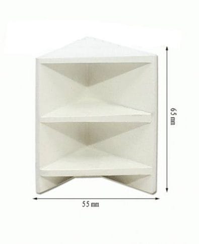 Tc0984-White Corner Shelf