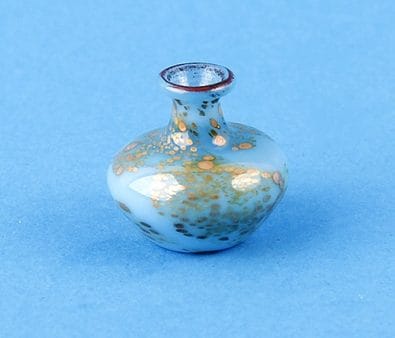 Tc1498 - Vaso con decorazione in celeste