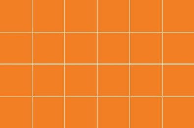 Wm34154 - Piastrelle a tinta unita arancioni