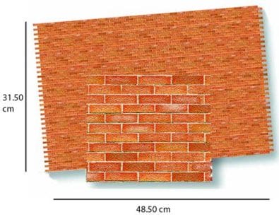 Wm34977 - Papier briques 